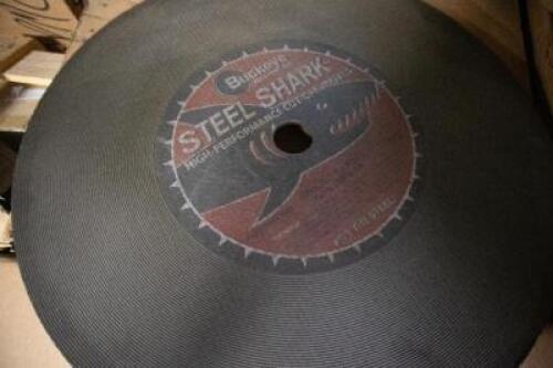DESCRIPTION: (1) CASE OF (51) CUT OFF WHEEL BRAND/MODEL: STEEL SHARK SIZE: 24X3/16X1-3/4 QTY: 1