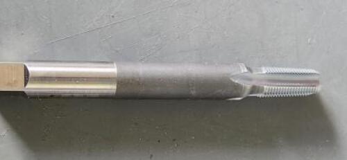 DESCRIPTION: (6) STAIGHT FLUTE PIPE TAPS BRAND/MODEL: BRUBAKER T10766-04-B RETAIL$: $ 76.80 EAA SIZE: 1/8-27 NPFT QTY: 6