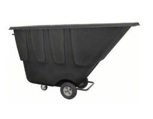 DESCRIPTION: (1) GENERAL PURPOSE PLASTIC TILT TRUCK BRAND/MODEL: TOUGH GUY 21VK40 RETAIL$: 837.94 SIZE: 27 CU FT CAP 600 LB QTY: 1