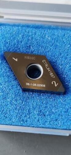DESCRIPTION: (20) PVD COATED TURNING INSERTS BRAND/MODEL: NORTHAMERICAN TOOL DNGA432 80425MT RETAIL$: $111.84 PER INSERT QTY: 20