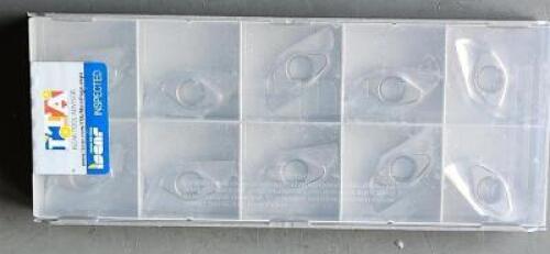 DESCRIPTION: (20) HM90 APCR CARBIDE MILLING INSERTS BRAND/MODEL: ISCAR HM90 APCR 160508R-P RETAIL$: $44.92 PER INSERT QTY: 20