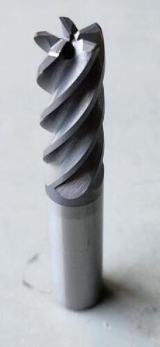 DESCRIPTION: (1) SOLID CARBIDE CORNER RADIUS END MILL BRAND/MODEL: ACCUPRO 42515288 RETAIL$: 95.86 SIZE: 1/2" DIA 1-1/4" LOC 0.03" RAD QTY: 1