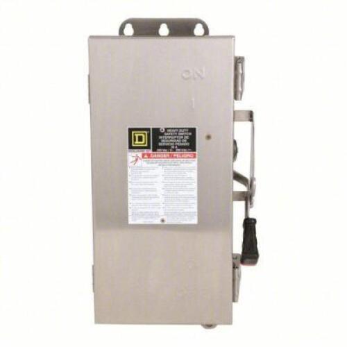 DESCRIPTION: (1) SAFETY SWITCH BRAND/MODEL: SQUARE D #2JXR6 RETAIL$: $2793.30 EA SIZE: 30 A AMPS AC, 3 HP @ 240V AC/3 HP @ 250V DC, 4/4X/5, 2 POLES, 2