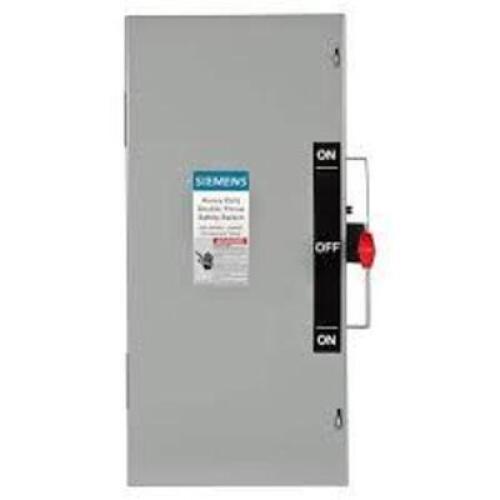 DESCRIPTION: (1) SAFETY SWITCH BRAND/MODEL: SIEMENS #20RA70 RETAIL$: $1457.58 EA SIZE: 60 A AMPS AC, 20 HP @ 240V AC, 1, 2 POLES, 3 WIRES QTY: 1