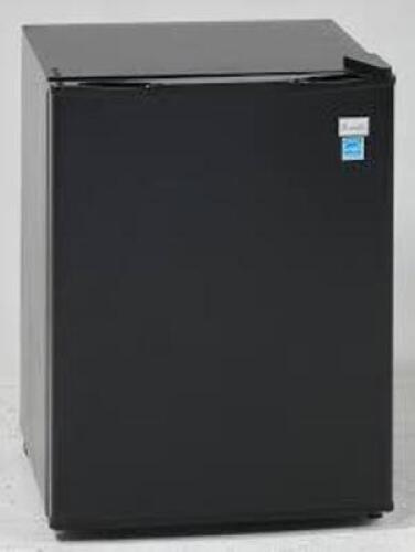 DESCRIPTION: (1) MINI REFRIGERATOR BRAND/MODEL: AVANTI #RM24T1B INFORMATION: BLACK RETAIL$: $1239.93 EA SIZE: 1.7 CU FT QTY: 1