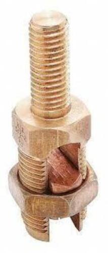 DESCRIPTION: (5) GROUNDING SPLIT BOLT CONNECTOR BRAND/MODEL: BURNDY #22C075 INFORMATION: LEADED BRONZE ALLOY RETAIL$: $91.70 EA SIZE: 1 GROUNDING WIRE