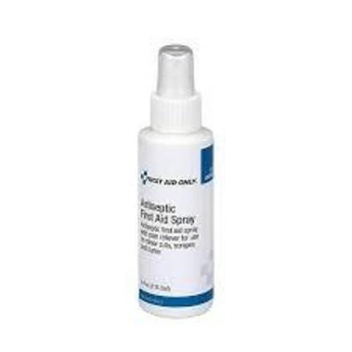 DESCRIPTION: (6) ANTISEPTIC FIRST AID SPRAY BRAND/MODEL: FIRST AID ONLY RETAIL$: $5.39 EA SIZE: 4 OZ QTY: 6