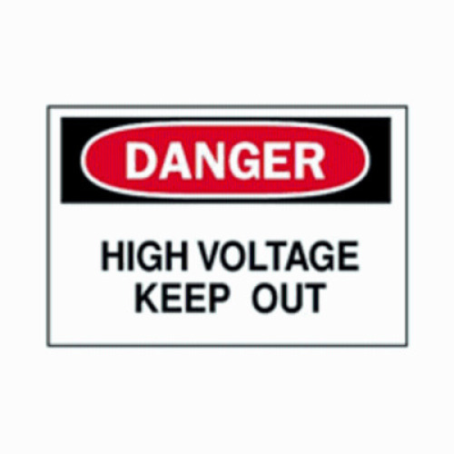 DESCRIPTION: (3) DANGER SIGN BRAND/MODEL: BRADY #26VJ31 INFORMATION: ALUMINUM RETAIL$: $23.05 EA QTY: 3