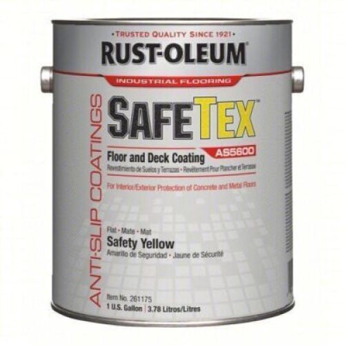DESCRIPTION: (1) ANTI SLIP ONE PART EPOXY BRAND/MODEL: RUST-OLEUM #10Z898 INFORMATION: SAFETY YELLOW RETAIL$: $117.49 EA SIZE: 1 GALLON QTY: 1
