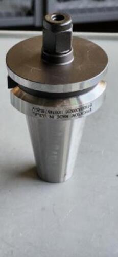 DESCRIPTION: (1) BT40 TAPER SHANK COLLET SHANK BRAND/MODEL: ERICKSON BT40DA308216 RETAIL$: $227.00 SIZE: 0.016 x 1/4" QTY: 1