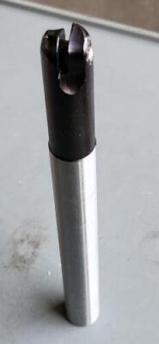DESCRIPTION: (1) INDEXABLEL BALL NOSE END MILL BRAND/MODEL: HERTEL 91856278 RETAIL$: $178.97 SIZE: 3/4" CUT DIA 0.394" LOC 3/4" SD QTY: 1