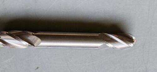 DESCRIPTION: (3) SOLID CARBIDE DOUBLEND BALL END MILL BRAND/MODEL: HTC 215-4500 RETAIL$: $46.01 NEA SIZE: 1/2" 1" LOC QTY: 3