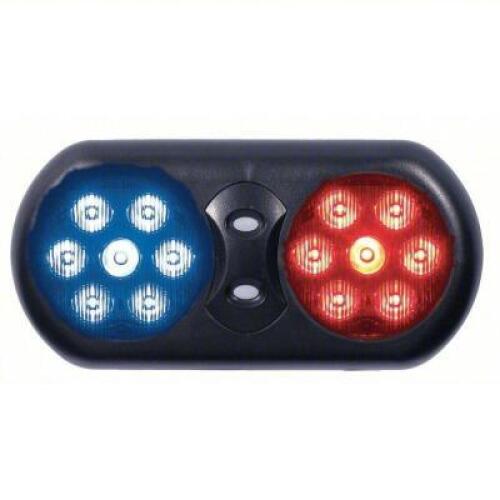 DESCRIPTION: (1) VISOR FLIP LIGHT BRAND/MODEL: CODE 3 #12P047 INFORMATION: RED AND BLUE RETAIL$: $283.99 EA SIZE: 5-1/4" QTY: 1