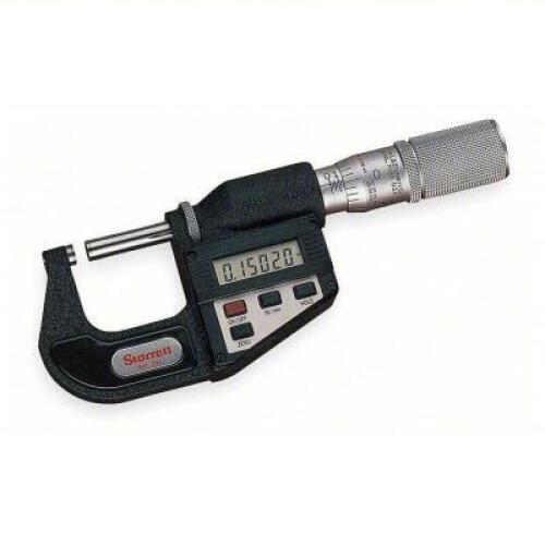 DESCRIPTION: (1) ELECTRONIC OUTSIDE MICROMETER BRAND/MODEL: STARRETT #2ZTW7 INFORMATION: BLACK RETAIL$: $440.44 EA QTY: 1