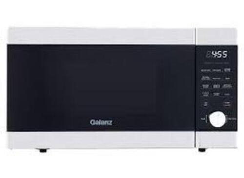 DESCRIPTION: (1) MICROWAVE OVEN BRAND/MODEL: GALANZ #GSWWD11S1S10 INFORMATION: STAINLESS STEEL RETAIL$: $95.99 EA SIZE: 1.1 CU FT QTY: 1
