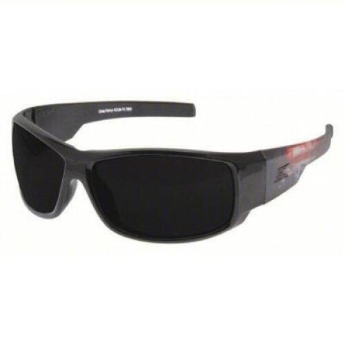 DESCRIPTION: (12) SAFETY GLASSES, TRADITIONAL FRAME BRAND/MODEL: EDGE EYEWEAR #460X51 INFORMATION: SMOKE LENS, BLACK FRAME RETAIL$: $23.94 PER PAIR SI