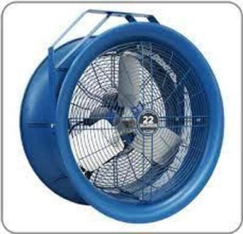 DESCRIPTION: (1) HIGH VELOCITY FAN BRAND/MODEL: PATTERSON INFORMATION: BLUE RETAIL$: $589.00 EA SIZE: 18" QTY: 1