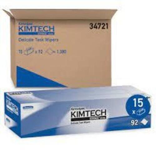DESCRIPTION: (1) CASE OF (15) BOXES SCIENCE KIMWIPES BRAND/MODEL: KIMTECH #34721 RETAIL$: $163.21 TOTAL SIZE: 2 PLY, XL QTY: 1