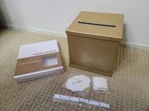 DESCRIPTION: (1) GIFT CARD BOX FOR ALL OCCASIONS BRAND/MODEL: HAYLEY CHERIE RETAIL$: $24.99 EA QTY: 1