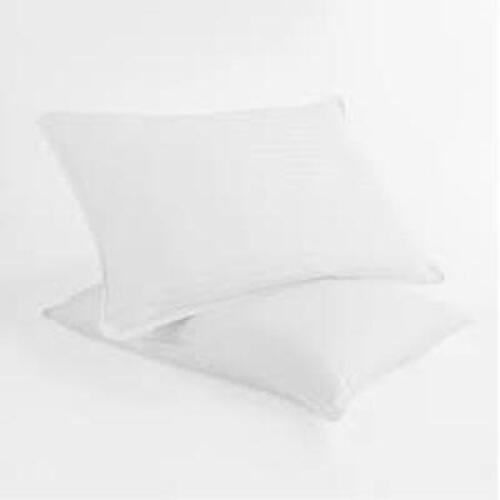 DESCRIPTION: (1) CASE OF (2) SUPER PLUSH GEL-FIBER FILED PILLOWS BRAND/MODEL: BECKHAM HOTEL COLLECTION RETAIL$: $71.02 EA SIZE: QUEEN QTY: 1