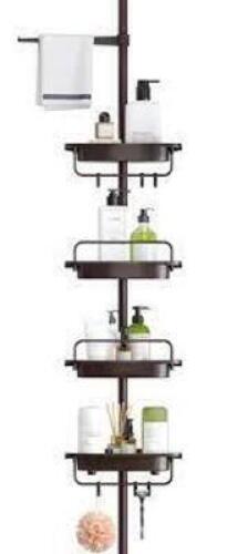 DESCRIPTION: (1) TENSION CORNER SHOWER POLE CADDY BRAND/MODEL: ALLZONE RETAIL$: $50.00 EA SIZE: 33X2 QTY: 1