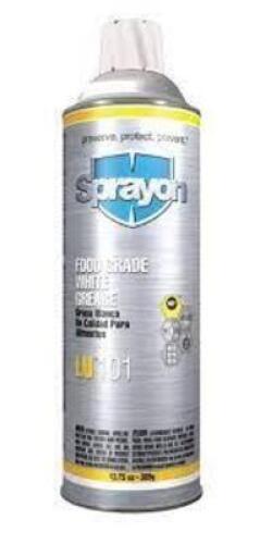 DESCRIPTION: (2) FOOD GRADE WHITE LITHIUM LUBE BRAND/MODEL: SPRAYON LU101 RETAIL$: $20.81 EA SIZE: 12 OZ QTY: 2
