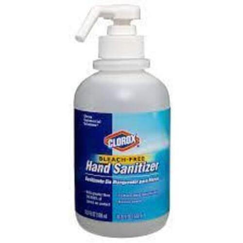 DESCRIPTION: (12) BLEACH FREE HAND SANITIZER BRAND/MODEL: CLOROX RETAIL$: $11.69 EA SIZE: 16.9 FL OZ` QTY: 12