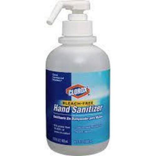 DESCRIPTION: (12) BLEACH FREE HAND SANITIZER BRAND/MODEL: CLOROX RETAIL$: $11.69 EA SIZE: 16.9 FL OZ` QTY: 12