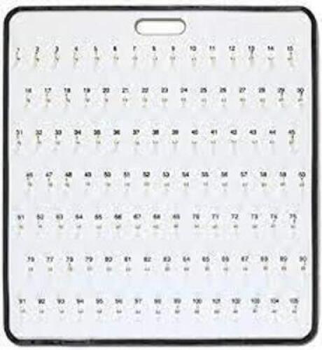 DESCRIPTION: (1) VALET KEY BOARDRETAIL$: $139.00 EASIZE: 105 HOOKQTY: 1