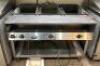 DESCRIPTION: 3-WELL STAINLESS ELECTRIC STEAM TABLE BRAND/MODEL: SERVEWELL LOCATION: KITCHEN QTY: 1