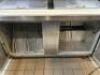 DESCRIPTION: 60" 2-DOOR MEGATOP REFRIGERATED SANDWICH PREP TABLE BRAND/MODEL: CONTINENTAL SW60-24M LOCATION: KITCHEN QTY: 1 - 3