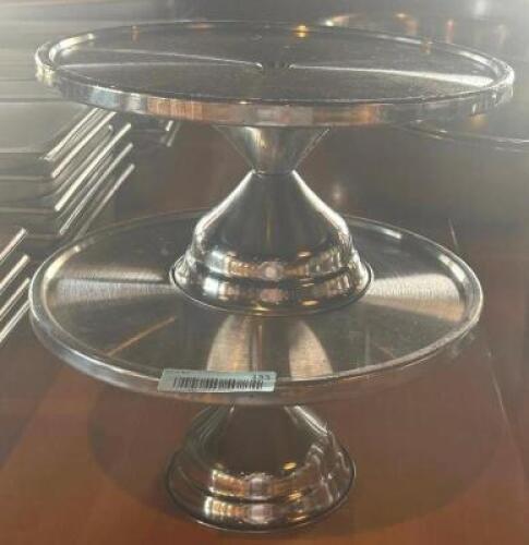 (2) - 7" PIZZA STANDS