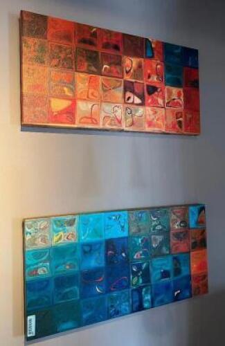 (2) - PC. WALL ART SET
