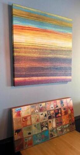 (2) - PC. WALL ART SET