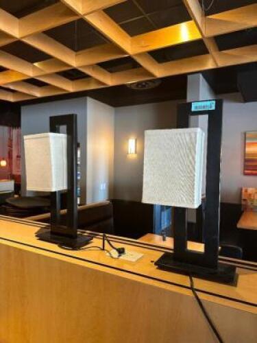 (2) - 2 FT. TABLE LAMPS
