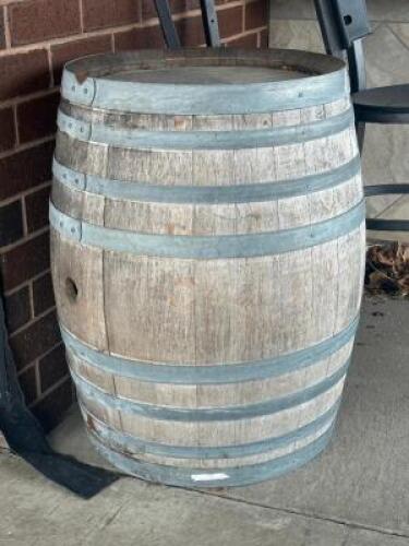 3 FT. WHISKY BARREL DECORATION