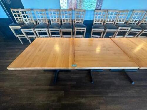 (2) - 3' X 3' DINING TABLES