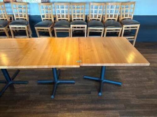(2) - 3' X 3' DINING TABLES