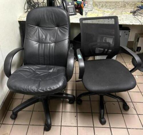 DESCRIPTION: (2) ROLLABOUT OFFICE CHAIRS LOCATION: OFFICE QTY: 2