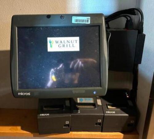 DESCRIPTION: MICROS POS SYSTEM WITH (2) TERMINALS AND RECEIPT PRINTERS LOCATION: OFFICE QTY: 1