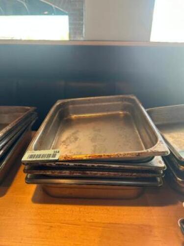 (4) - FULL SIZED STAINLESS INSERTS
