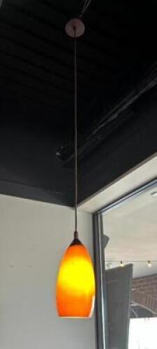 DESCRIPTION: (2) PENDANT LIGHTS LOCATION: MAIN DINING QTY: 2