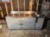 72" X 30" STAINLESS PREP TABLE W/ (2) ROUND STEAM PAN INSERTS - 2