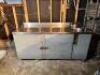 72" X 30" STAINLESS PREP TABLE W/ (2) ROUND STEAM PAN INSERTS - 3