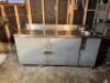 72" X 30" STAINLESS PREP TABLE W/ (2) ROUND STEAM PAN INSERTS - 4