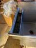 80" 3-COMPARTMENT STAINLESS SINK W/ (2) FAUCETS AS SHOWN - 13