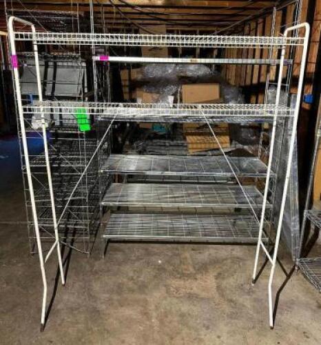 12"X 64" WIRE SHELVING UNIT