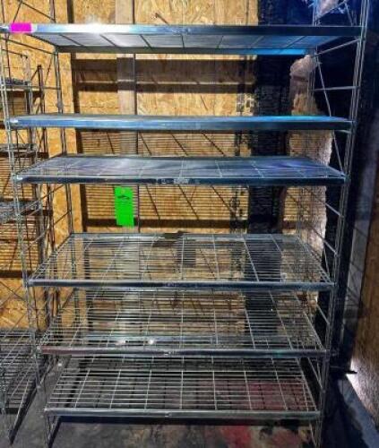 6-TIER WIRE SHELVING UNIT