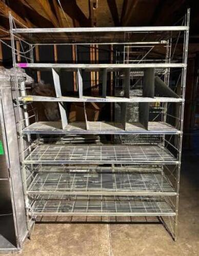 7-TIER WIRE SHELVING UNIT