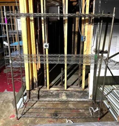 3-TIER WIRE SHELVING UNIT